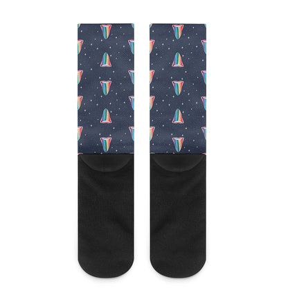 Gay Pride Tongue Pattern Print Crew Socks