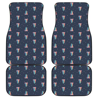 Gay Pride Tongue Pattern Print Front and Back Car Floor Mats