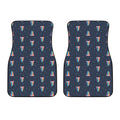 Gay Pride Tongue Pattern Print Front Car Floor Mats
