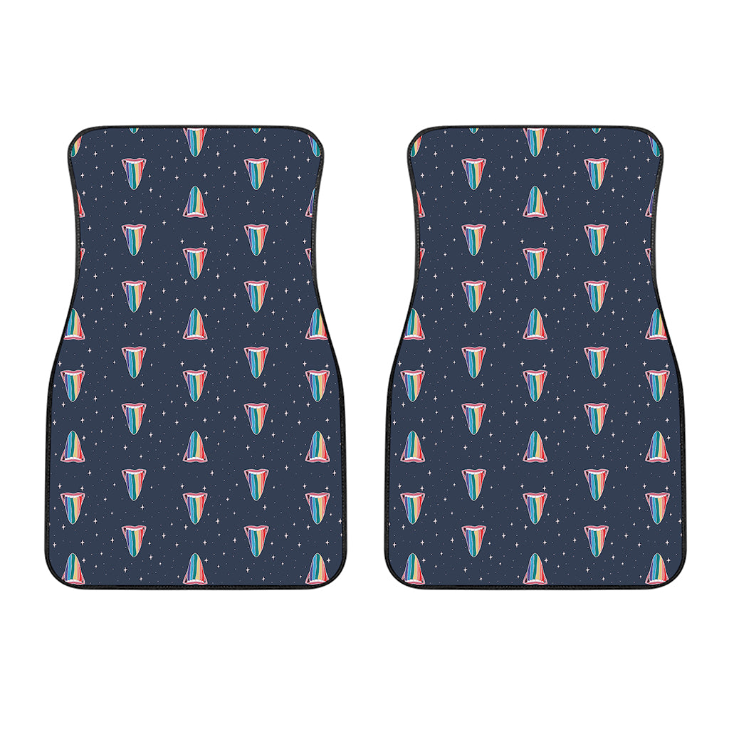 Gay Pride Tongue Pattern Print Front Car Floor Mats