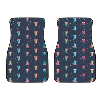 Gay Pride Tongue Pattern Print Front Car Floor Mats