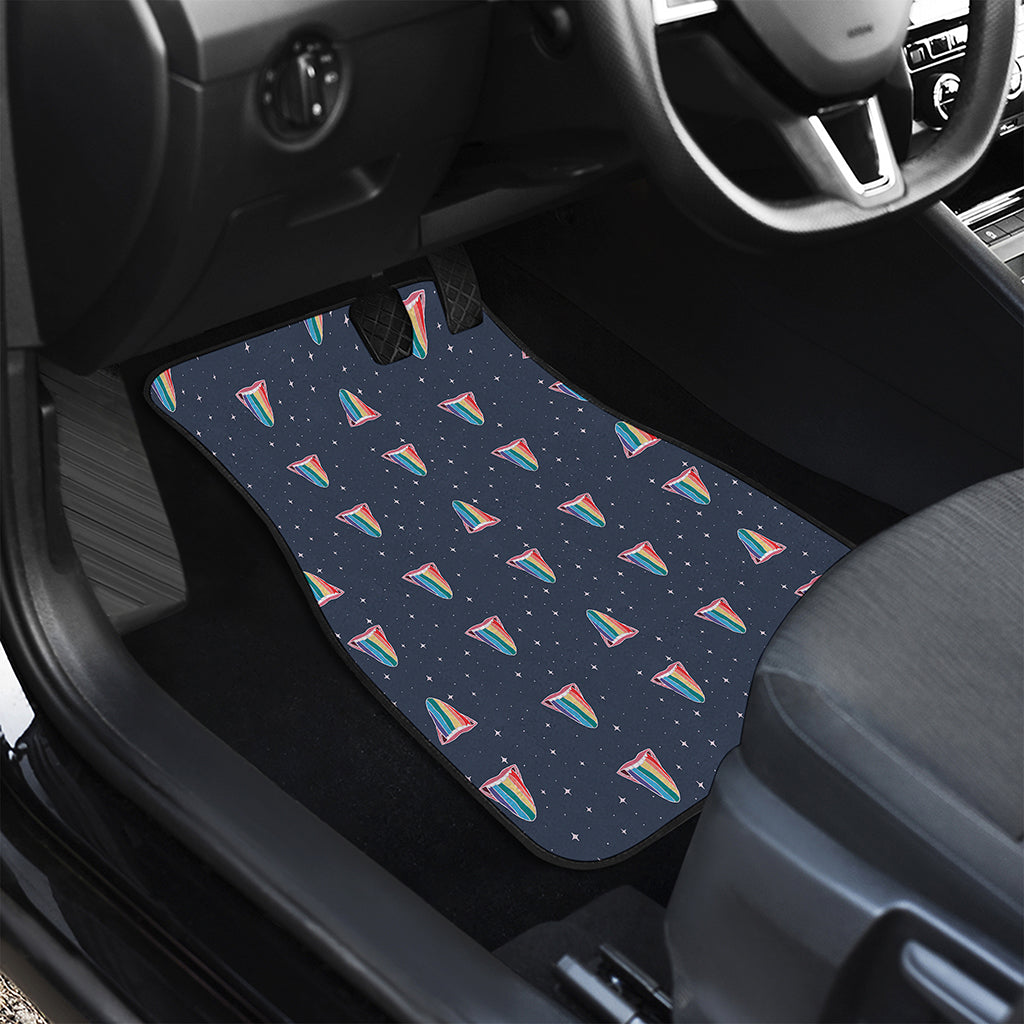Gay Pride Tongue Pattern Print Front Car Floor Mats
