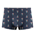 Gay Pride Tongue Pattern Print Men's Boxer Briefs
