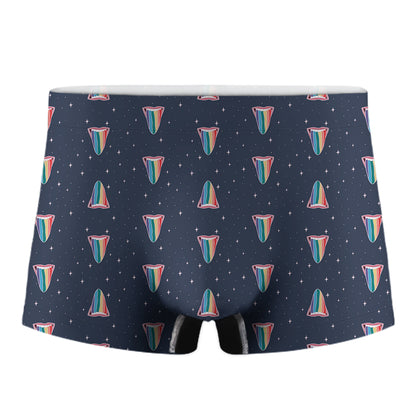 Gay Pride Tongue Pattern Print Men's Boxer Briefs