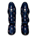 Gay Pride Tongue Pattern Print Muay Thai Shin Guards