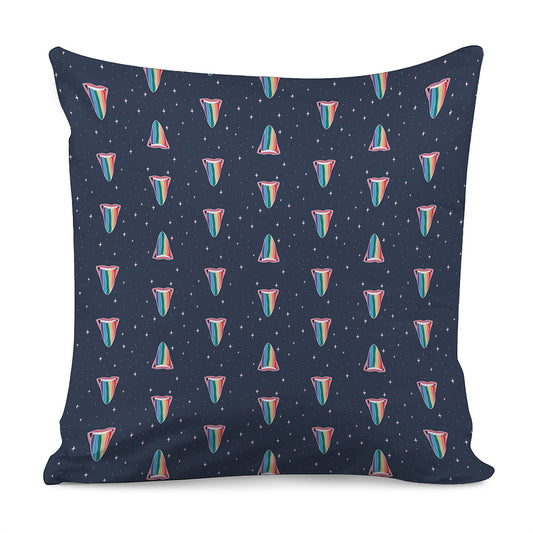 Gay Pride Tongue Pattern Print Pillow Cover