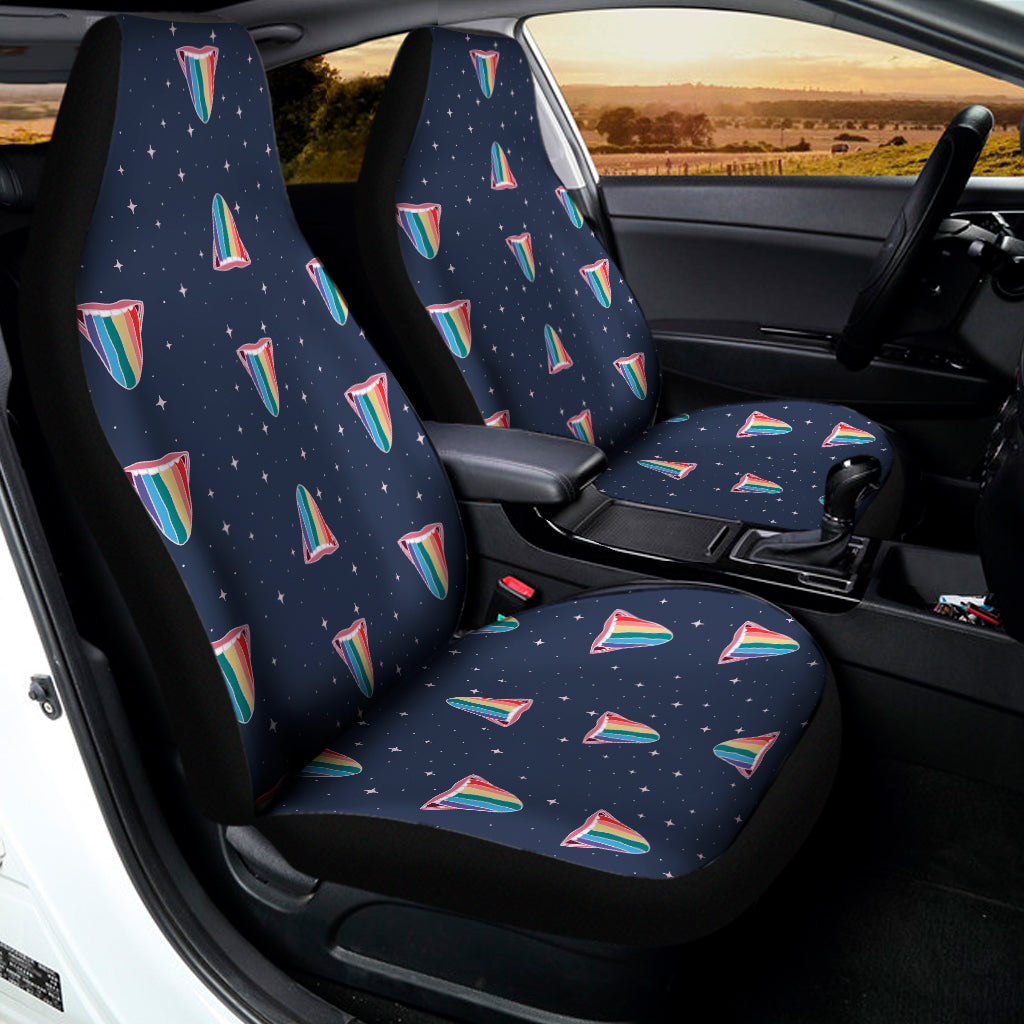 Gay Pride Tongue Pattern Print Universal Fit Car Seat Covers