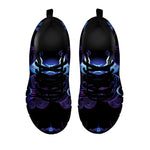 Gemini And Astrological Signs Print Black Sneakers