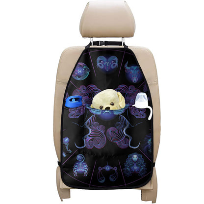 Gemini And Astrological Signs Print Car Seat Organizers