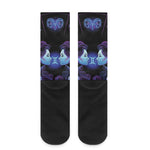 Gemini And Astrological Signs Print Crew Socks