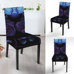 Gemini And Astrological Signs Print Dining Chair Slipcover
