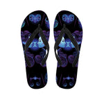 Gemini And Astrological Signs Print Flip Flops