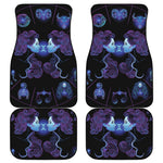 Gemini And Astrological Signs Print Front and Back Car Floor Mats