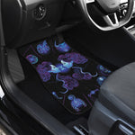 Gemini And Astrological Signs Print Front and Back Car Floor Mats