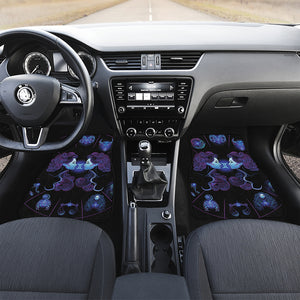 Gemini And Astrological Signs Print Front Car Floor Mats