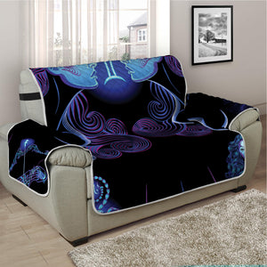 Gemini And Astrological Signs Print Half Sofa Protector