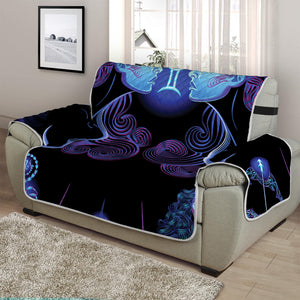 Gemini And Astrological Signs Print Half Sofa Protector