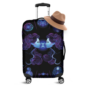 Gemini And Astrological Signs Print Luggage Cover