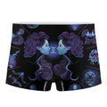 Gemini And Astrological Signs Print Men's Boxer Briefs