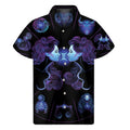 Gemini And Astrological Signs Print Men's Short Sleeve Shirt
