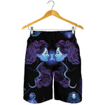 Gemini And Astrological Signs Print Men's Shorts