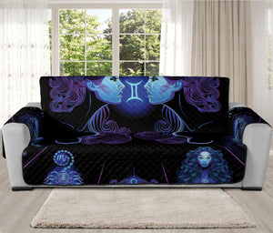 Gemini And Astrological Signs Print Oversized Sofa Protector