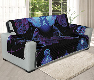 Gemini And Astrological Signs Print Oversized Sofa Protector