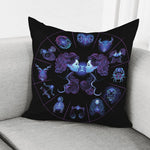 Gemini And Astrological Signs Print Pillow Cover