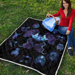 Gemini And Astrological Signs Print Quilt
