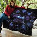 Gemini And Astrological Signs Print Quilt