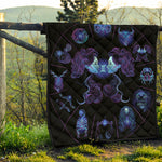 Gemini And Astrological Signs Print Quilt