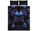 Gemini And Astrological Signs Print Quilt Bed Set