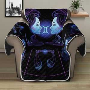 Gemini And Astrological Signs Print Recliner Protector