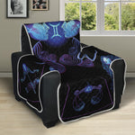 Gemini And Astrological Signs Print Recliner Protector