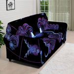 Gemini And Astrological Signs Print Sofa Cover