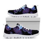 Gemini And Astrological Signs Print White Sneakers