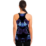 Gemini And Astrological Signs Print Women's Racerback Tank Top