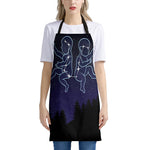 Gemini Constellation Print Apron