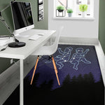 Gemini Constellation Print Area Rug