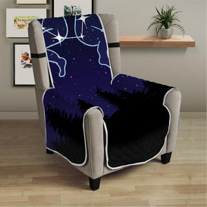 Gemini Constellation Print Armchair Protector