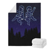 Gemini Constellation Print Blanket