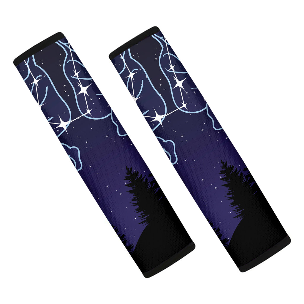 Gemini Constellation Print Car Seat Belt Covers