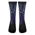 Gemini Constellation Print Crew Socks