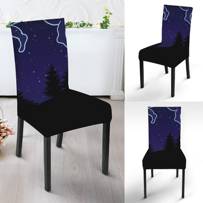 Gemini Constellation Print Dining Chair Slipcover