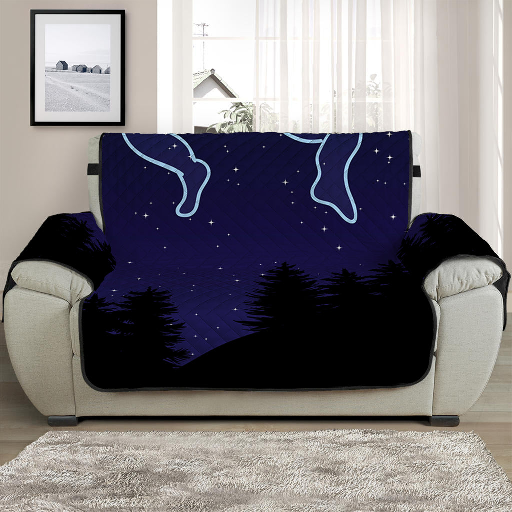 Gemini Constellation Print Half Sofa Protector