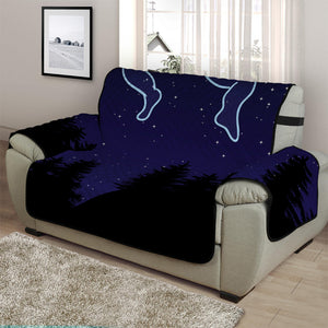 Gemini Constellation Print Half Sofa Protector