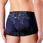 Gemini Constellation Print Men's Boxer Briefs