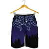 Gemini Constellation Print Men's Shorts