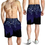 Gemini Constellation Print Men's Shorts