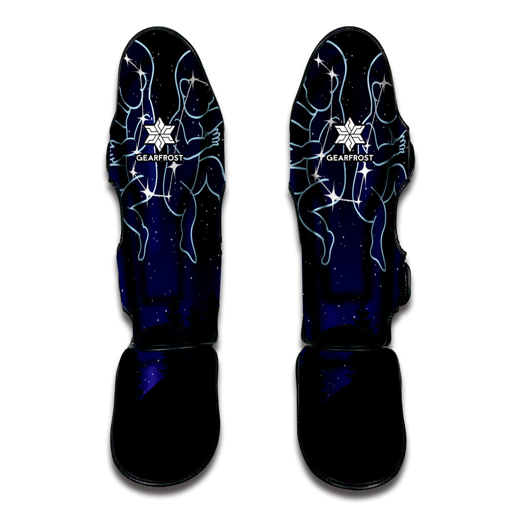 Gemini Constellation Print Muay Thai Shin Guard